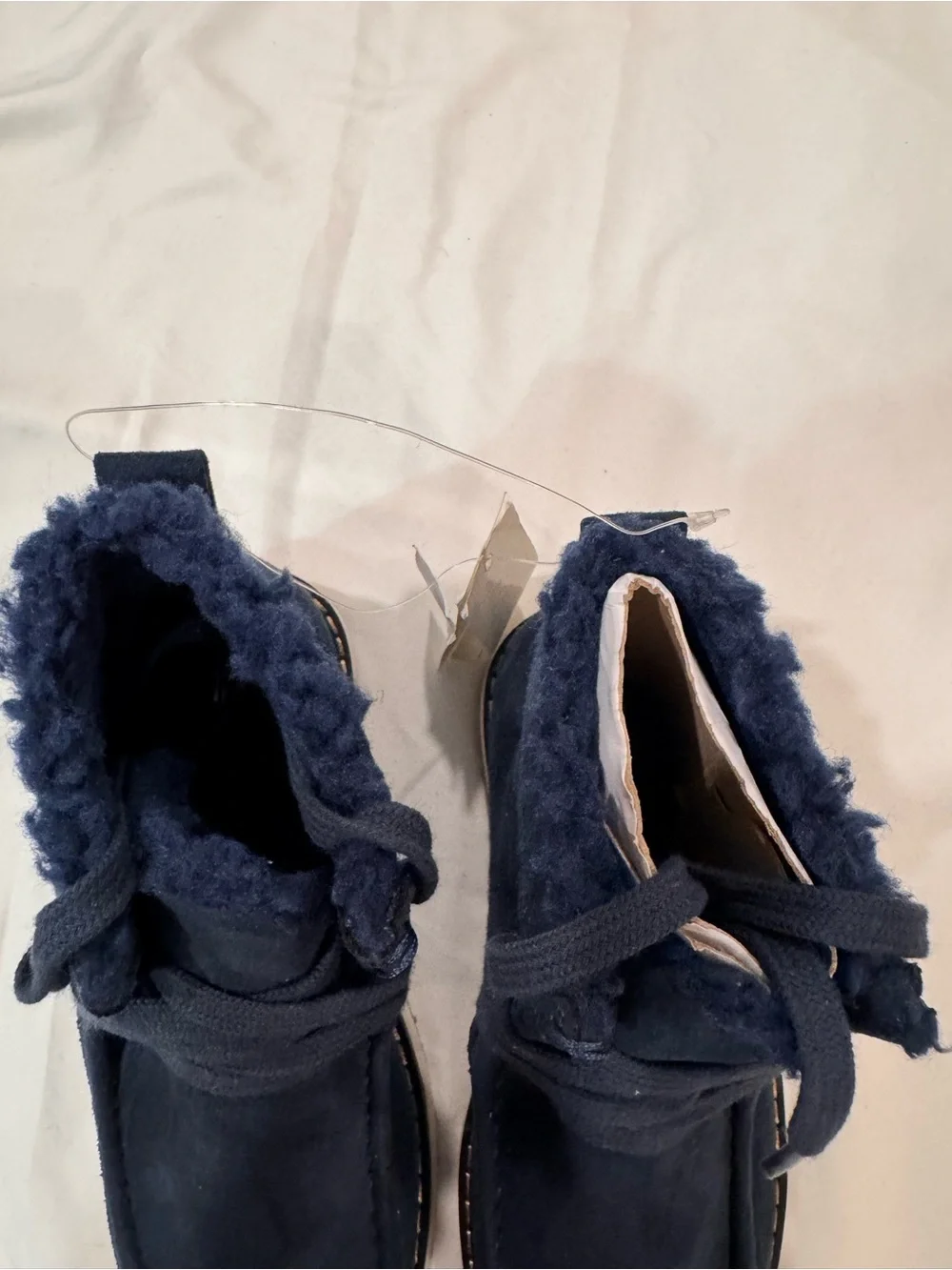 Gap Kids Navy Blue Suede Fleece-Lined Casual Shoes